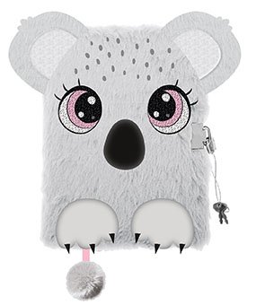 Pamiętnik z kłódką A5/96K włochacz Koala / St.Majewski