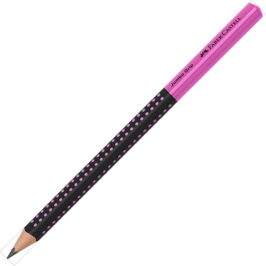 Ołówek Jumbo Grip Two Tone 3 X 24 Szt.(Różowy, Turkusowy, Niebieski) Display Faber-Castell