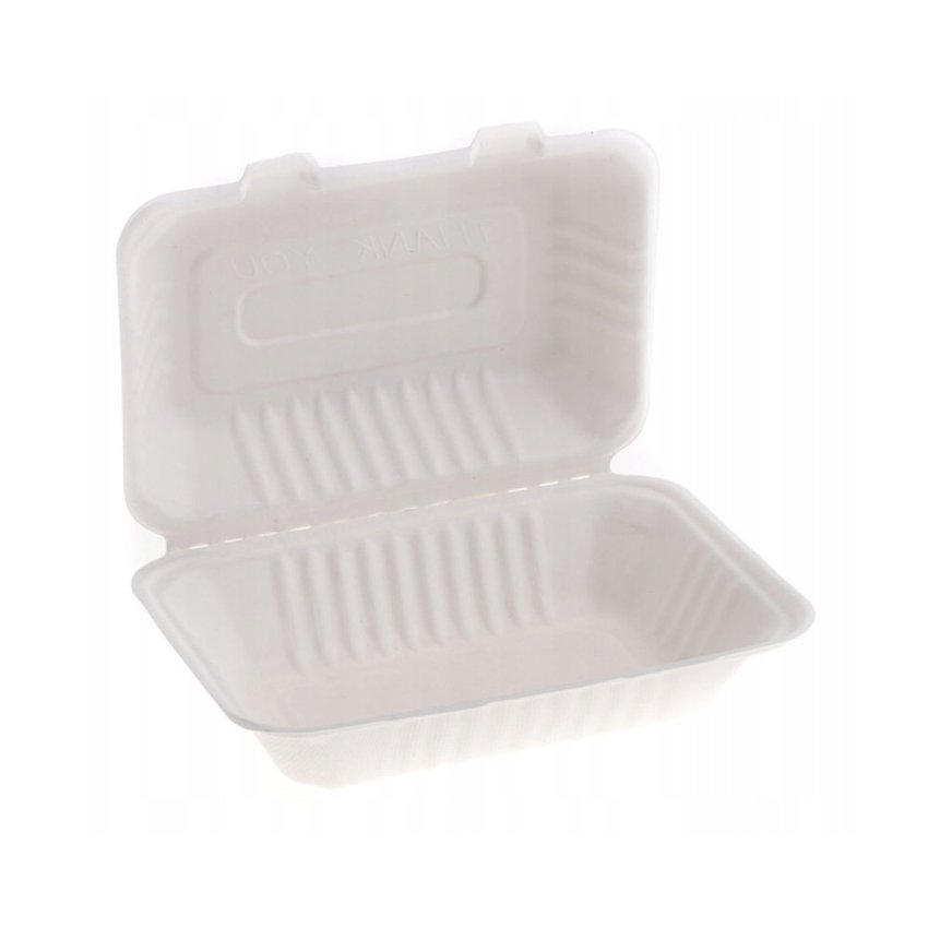 Pojemnik z Trzciny Cukrowej Menubox Półobiad 23x15,8cm A'50 /LoveNature