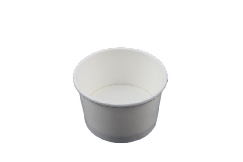 Pojemnik papierowy na lody 130ml 25szt. Biały /Kram