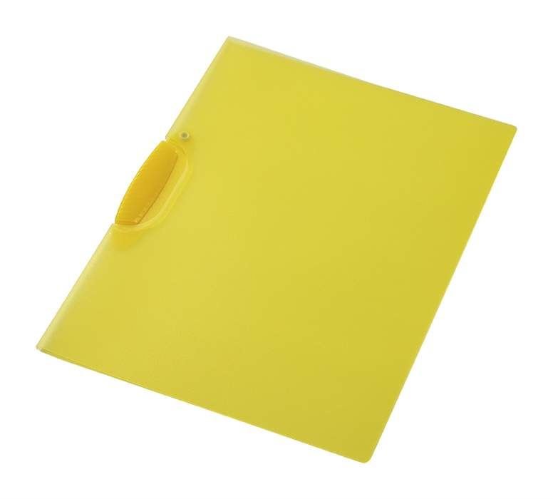 Skoroszyt A4 PP z Klipem Focus Żółty /Panta Plast