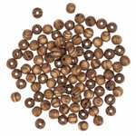 Koraliki Drewniane Kulki 10mm 100szt. Ciemne Sosnowe / DpCraft