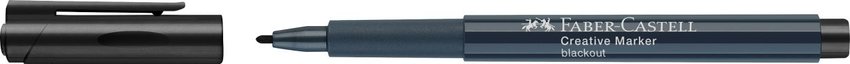 Pisak Kreatywny Kolor Czarny (Blackout) Faber-Castell