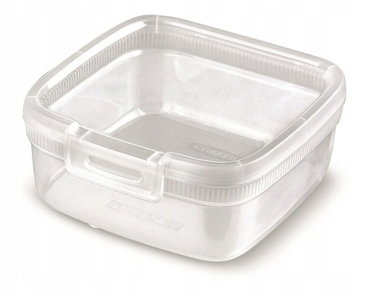 Pojemnik kwadratowy Snap Box 0,9L Transparentny  / Curver 252939