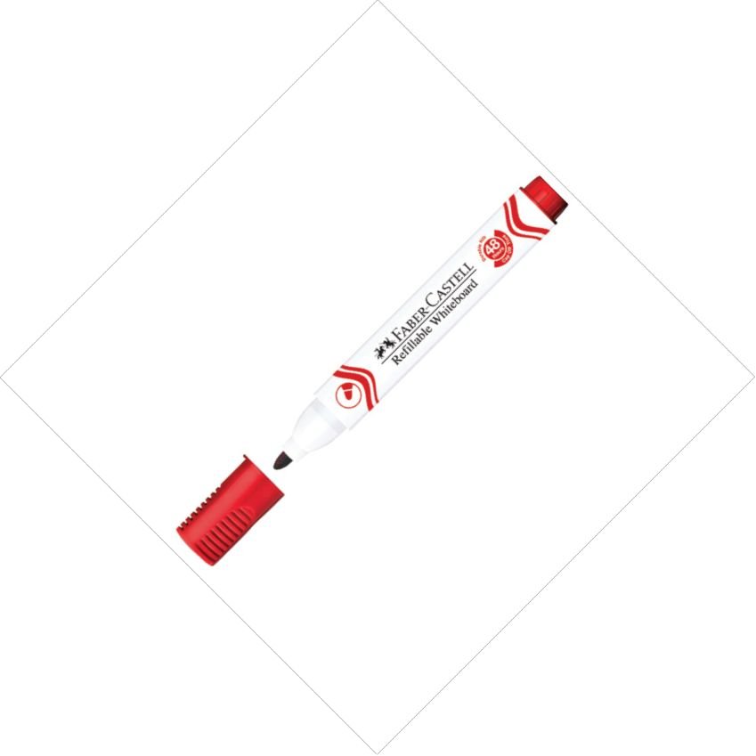 Marker Do Tablic Suchościeralnych Czerwony Końcówka Okrągła Faber-Castell
