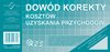 Dowód Korekty Kosztów Uzyskania Przychodów 1/3 A4 K25 /MiP