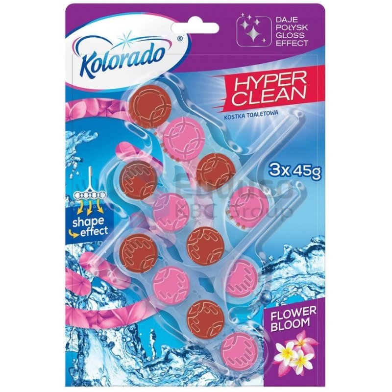 Kostka do WC 45g A'3 Hyper Clean Flower Bloom / Kolorado