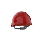 Hełm Ochronny Evo®2 Pasek Przesuwny Wentylowany Czerwony  /JSP