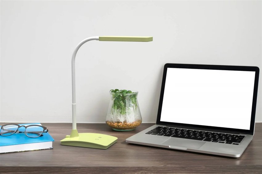 Lampa Biurkowa Led Maulpearly, Możliwość Regulacji Światła Limonkowa