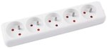 Przedłużacz Office Products 5 Gniazd 3M Z Uziemieniem Biały