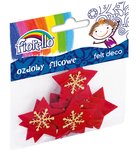 Ozdoby filcowe Fiorello GR-CH301 gwiazda