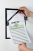 Samoprzylepne ramki magnetyczne DURAFRAME® Note A4  czarne 1 szt. / Durable