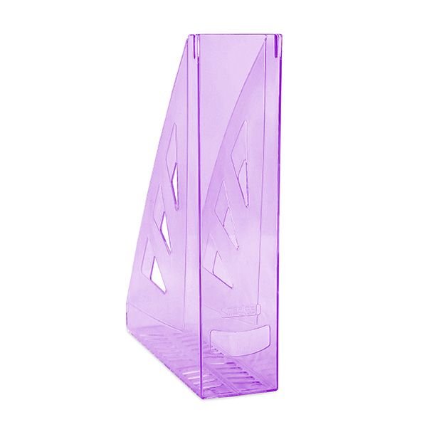 Pojemnik Na Dokumenty Office Products Ażurowy A4 Transparentny Fioletowy