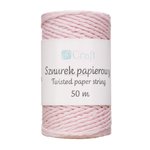 Sznurek Papierowy 50m [DPSZ-018] Różowy /DpCraft