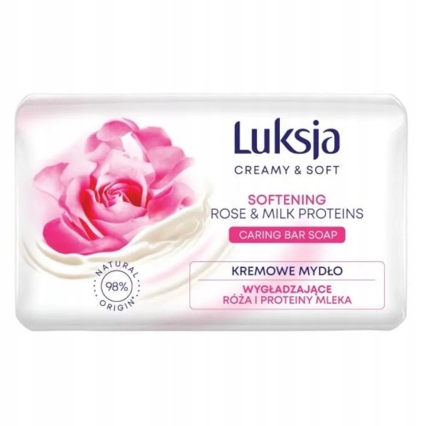 Mydło Luksja Creamy 90g Róża i Mleko