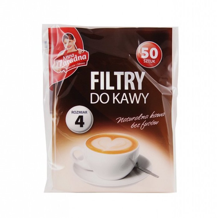 Filtry Do Kawy Nr 4 50szt. /Anna Zaradna