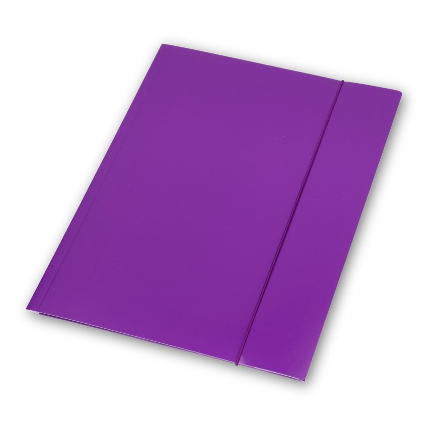 Teczka Z Gumką A4+ Fluo Niebieska /Interdruk