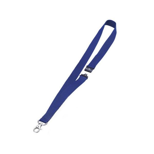 Smycz do Identyfikatorów Zapięcie 20mm Granatowa /Durable 813707