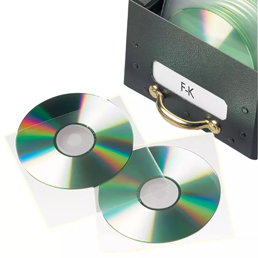 Kieszeń Djois X 3L 25 Szt. Na Cd/Dvd Z Klapką 125X128Mm