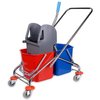 Wózek Dwuwiaderkowy 2x25L Metal [357965] /CleanPro