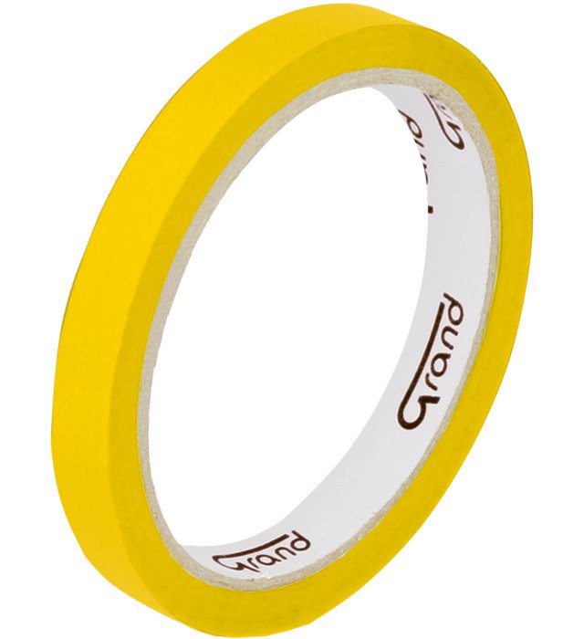 Taśma Kolorowa 12mm x 50m Żółta /Grand