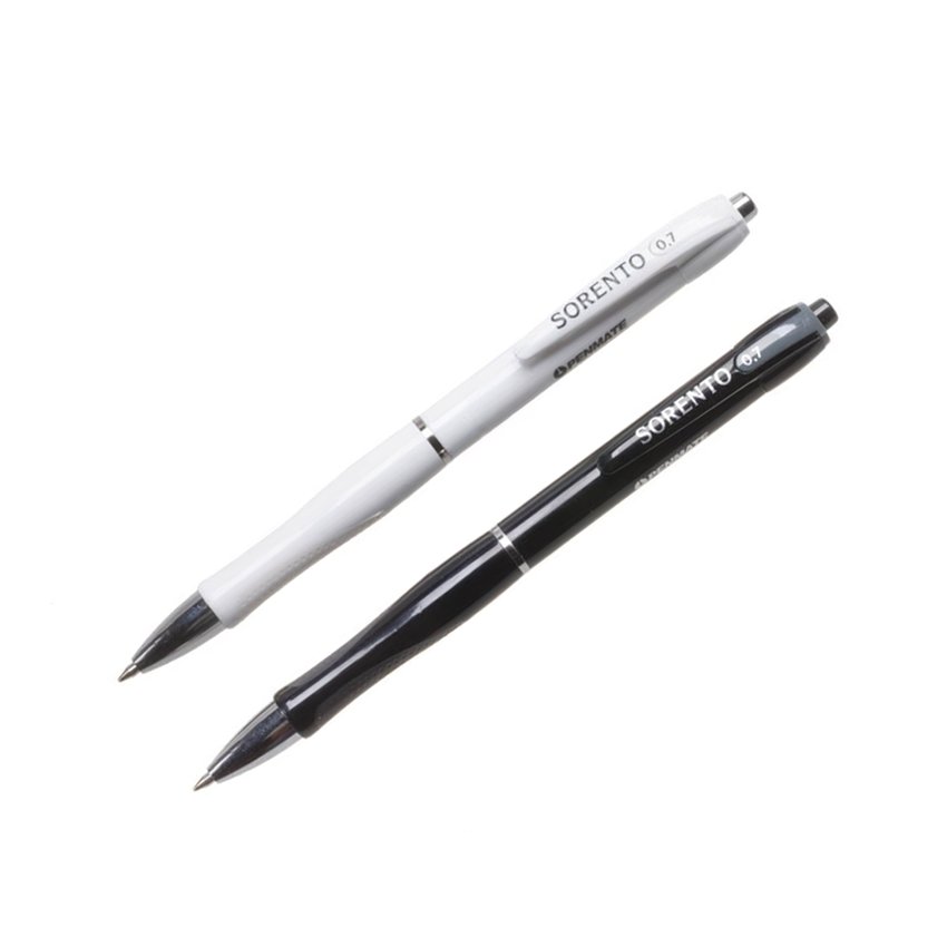 Długopis Aut. Sorento 0.7mm Black&White Penmate