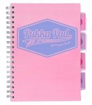 Kołozeszyt B5 200K kratka Project Book Pink / Pukka Pad