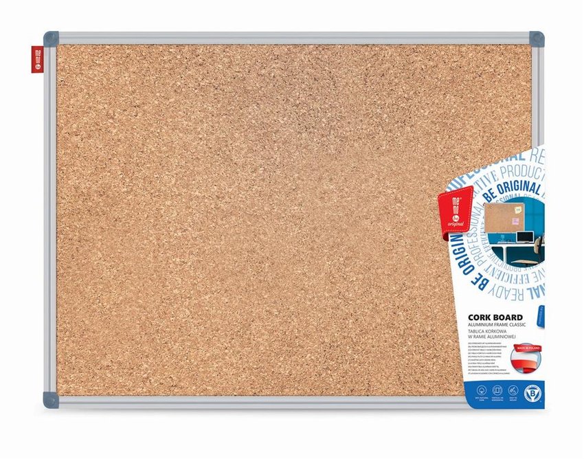 Tablica Korkowa  Rama Aluminiowa Classic 180x90 cm /Memobe