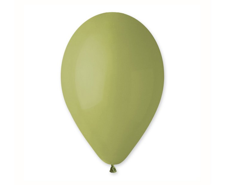 #BL Balony G120 pastel 13" - zielone oliwkowe 98/ 50 szt.