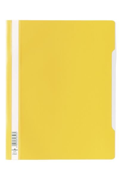 Skoroszyt A4 PP Twardy Standardowy Żółty /Durable 257004