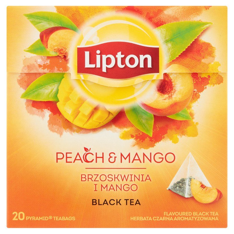 Herbata Lipton Piramidki 20 Torebek Mango I Brzoskwinia