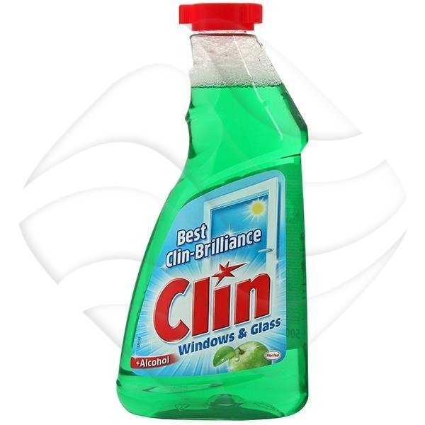 Clin Płyn do Mycia Szyb Zapas 500ml Apple
