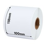 Etykiety na Rolce Termiczne 100x150 500szt. Tuleja 25mm 70g /Avero Pack