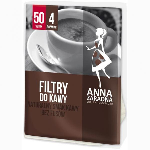 Filtry Do Kawy Nr 4 50szt. /Anna Zaradna