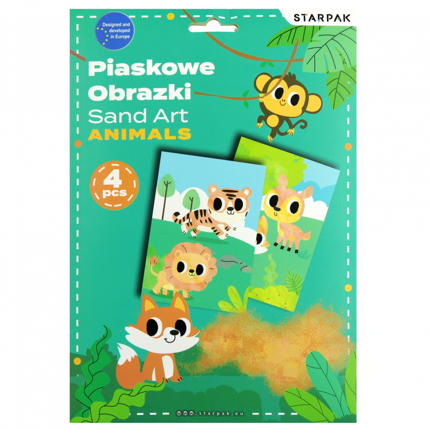 Piaskowe Obrazki Animals /Starpak