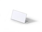 Identyfikator Stołowy Akrylowy 52x100mm 10szt. Przezroczysty /Durable 805519