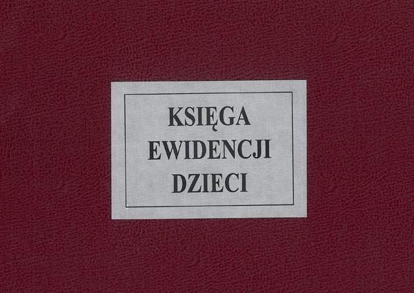 Księga Ewidencji Dzieci i Młodzieży (MEN-I/14) /Typograf