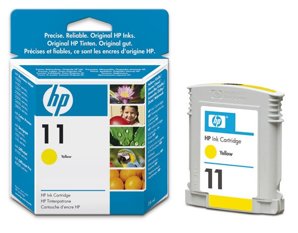 HP 11 [C4838AE] 2600/3000/CP1700/K850 Yellow (Oryg.)