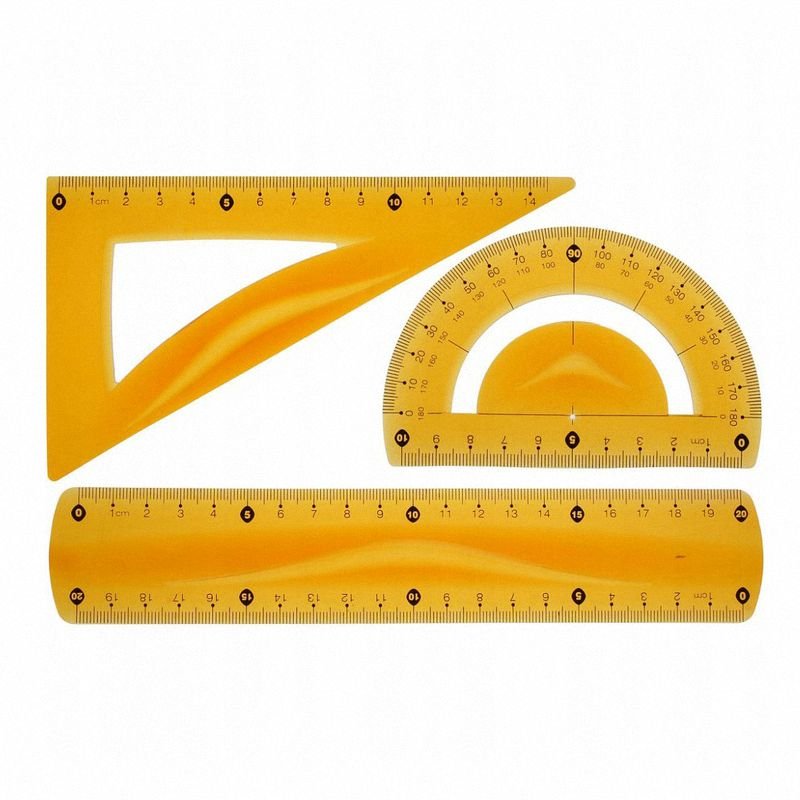 Komplet Geometryczny Tetis Elastyczny BL010-PK Pomarańczowy