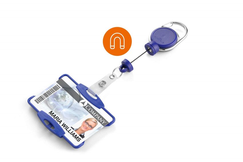  Etui na karty identyfikacyjne z mechanizmem ściągającym EXTRA STRONG / Durable