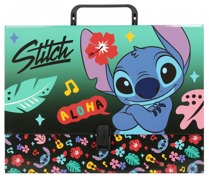 Teczka z Rączką A4/95mm Disney Stitch Aloha