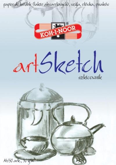 Blok Szkicownik artSketch A4 90g 50k /K-I-N