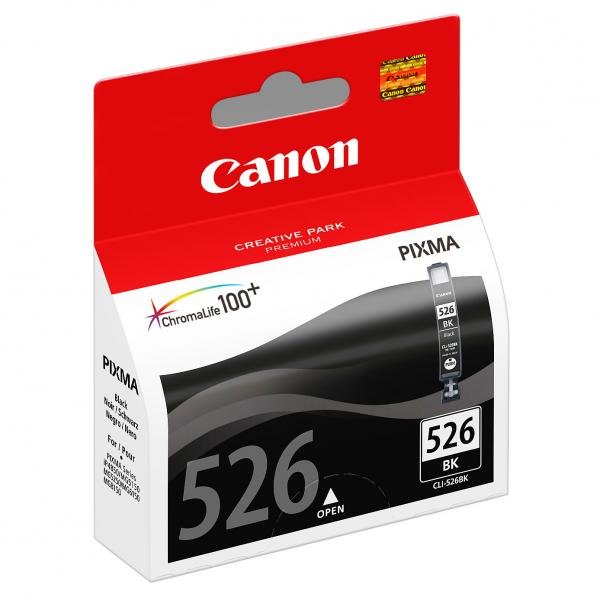 Canon CLI-526BK iP4850/4950/MG5150/5250/6150/8150 Czarny (Oryg.)