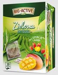Herbata Big Active Zielona Z Opucją I Mango 20 Torebek