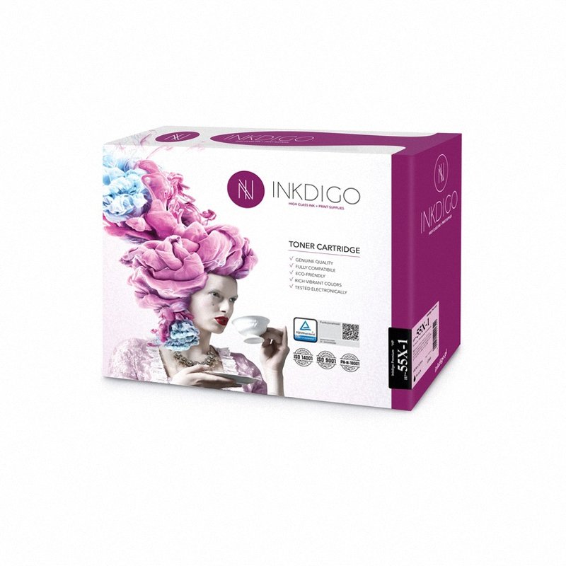 Toner do HP 55X Black  /Inkdigo