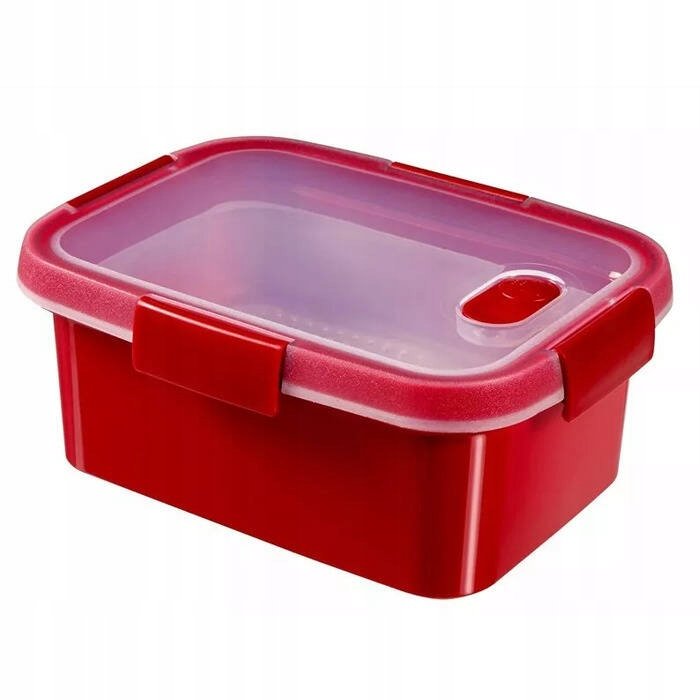 Pojemnik na żywność Kwadratowy Eco Line 1,2L Czerwony / Curver 252890