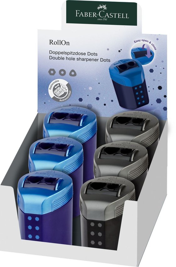 Temperówka Podwójna Rollon Dots Faber-Castell