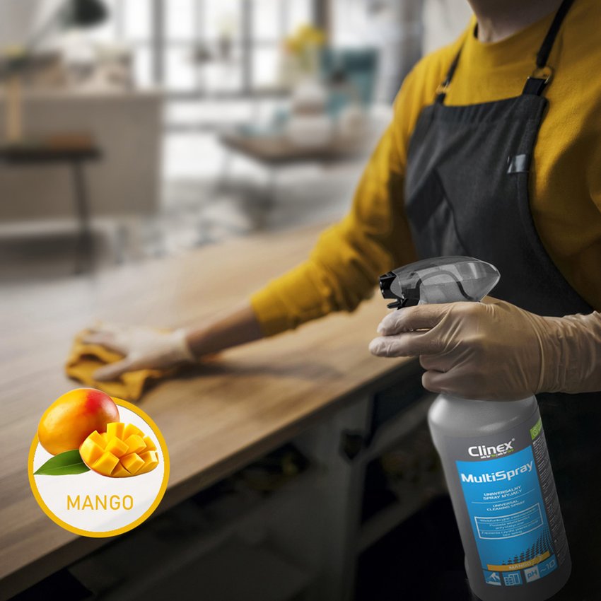 Uniwersalny spray CLINEX Multi Spray myjący Mango 1l