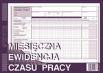 Miesięczna Ewidencja Czasu Pracy A4 Offset 526-1 /MiP