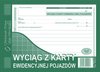 Wyciąg z Karty Ewidencyjnej Pojazdów A5 Oryg.+1k 822-3 /MiP